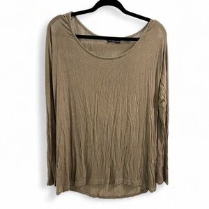 Brandy Melville Olive Long Sleeve Top
